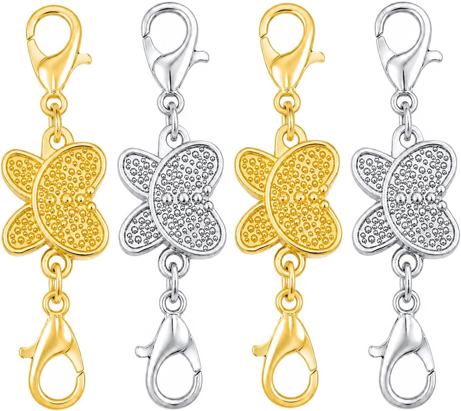 Lobster Clasp Silver - Fecho magnético para colar em forma