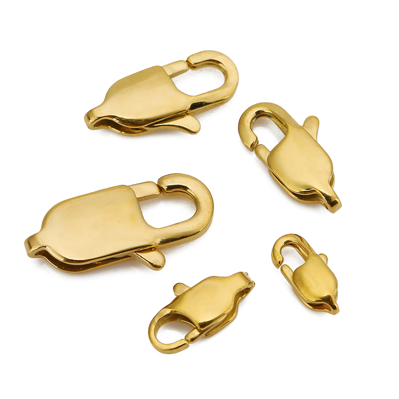 10 pçs de alta qualidade ouro  - Lobster Clasp Silver avaliação e preço