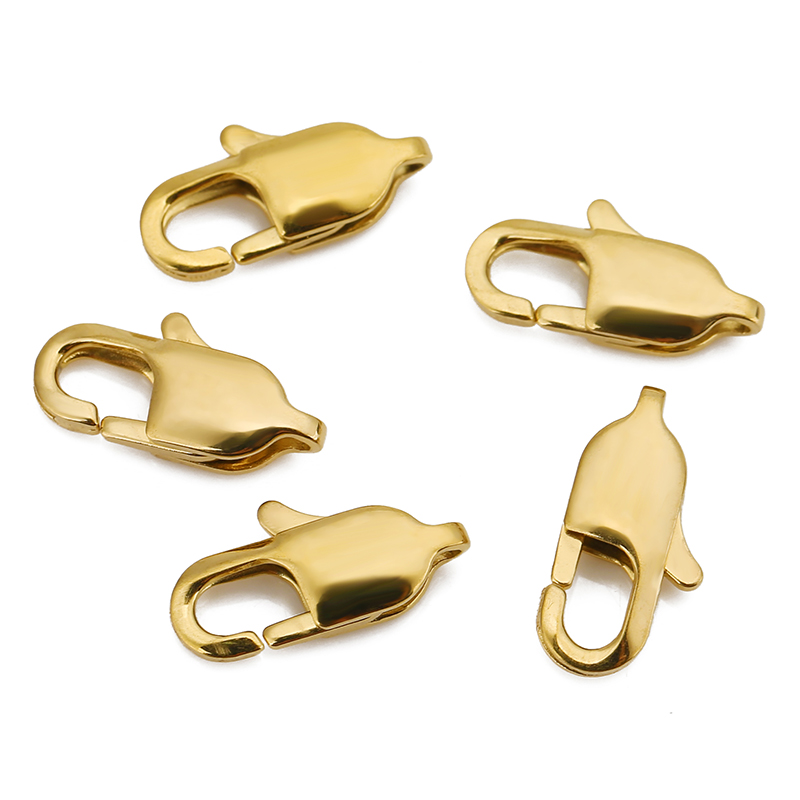 10 pçs de alta qualidade ouro  - Lobster Clasp Silver avaliação e preço