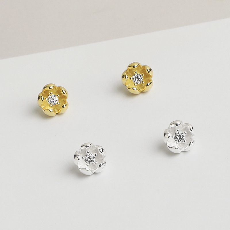 Pingente de Flor Mini em Prata - Jewelry Making In La avaliação e preço